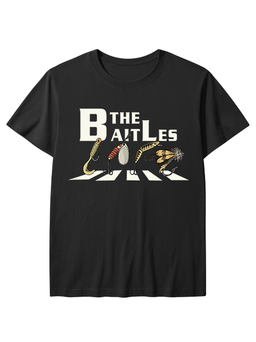 The Baitles Fishing Lure Catchy Unisex Classic Cotton Tee