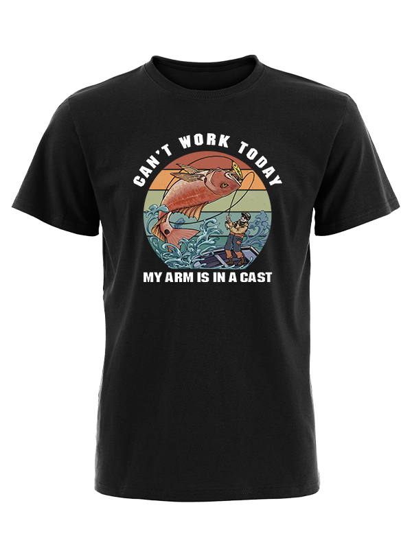 Hooked on a Day Off Vintage Cotton Tee