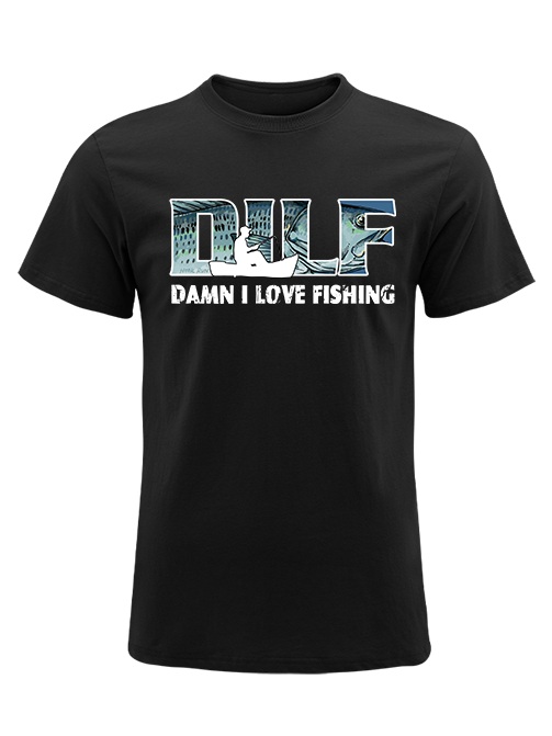 Damn I love Fishing Humor Unisex Classic Cotton Tee