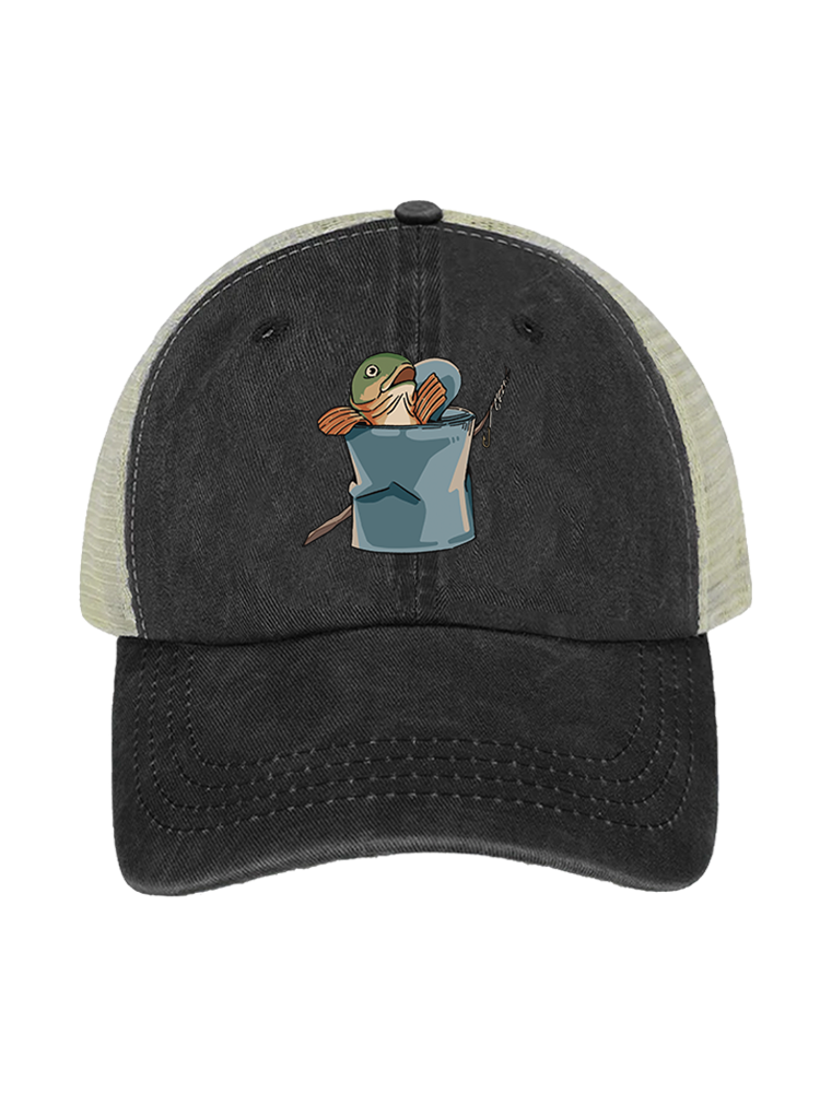 Professional Master Baiter Unisex Vintage Washed Meshback Hat