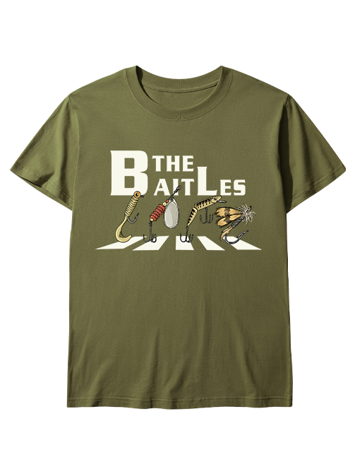 The Baitles Fishing Lure Catchy Unisex Classic Cotton Tee