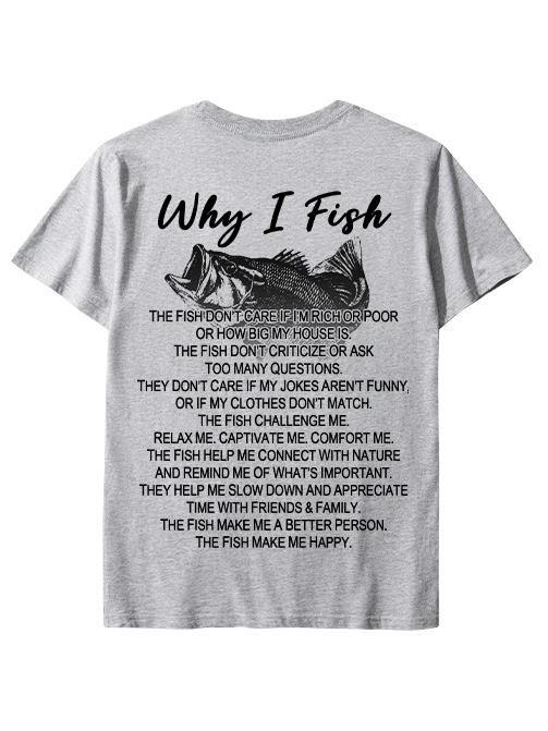 The Reasons Why I Love Fishing Unisex Classic Cotton Tee