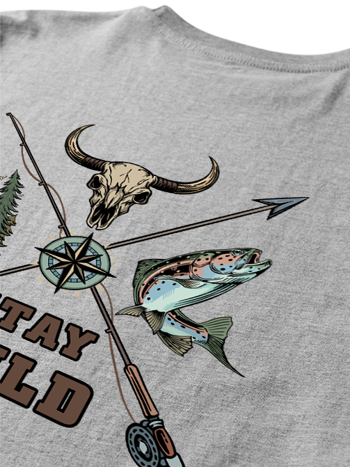 Stay Wild Embrace Adventure Unisex Classic Cotton Tee