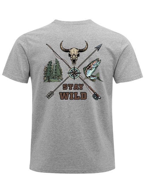 Stay Wild Embrace Adventure Unisex Classic Cotton Tee