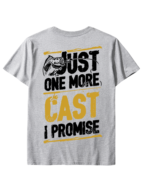 Just One More Cast Fishing Unisex Classic Cotton Tee