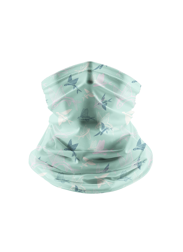Ocean Breeze Flying Fish Sun Protection Neck Gaiter