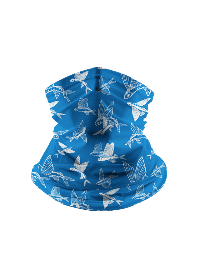 Ocean Breeze Flying Fish Sun Protection Neck Gaiter