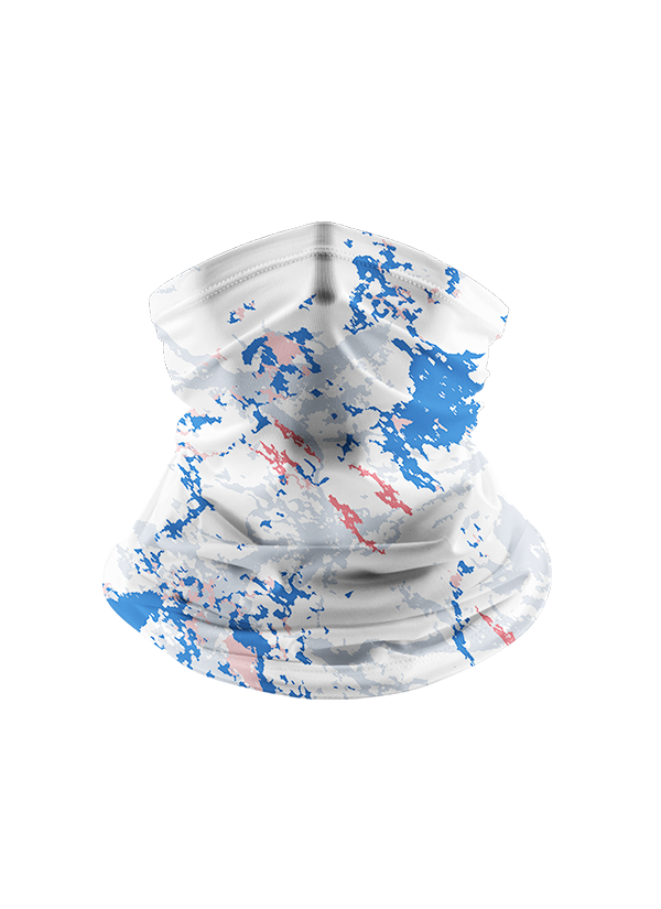 Artistic and Fluid Water Ink Splash Sun Protection Neck Gaiter