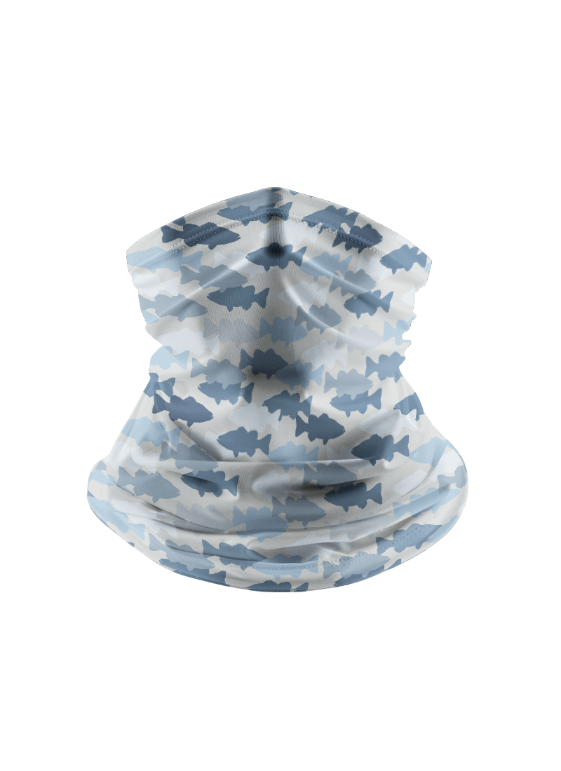 Flowing Contours  Full Print Sun Protection Neck Gaiter