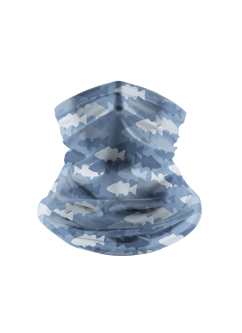 Flowing Contours  Full Print Sun Protection Neck Gaiter