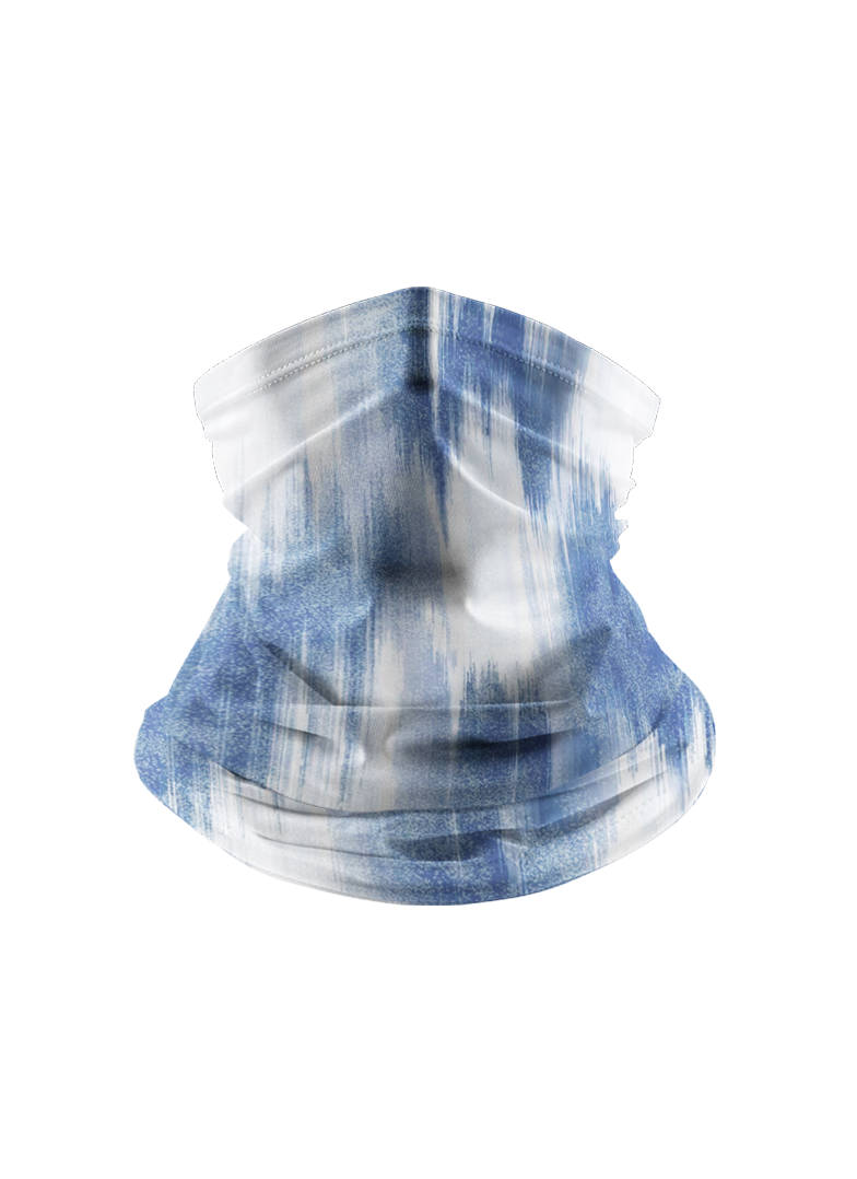 Stripe Blue Full Print Sun Protection Neck Gaiter