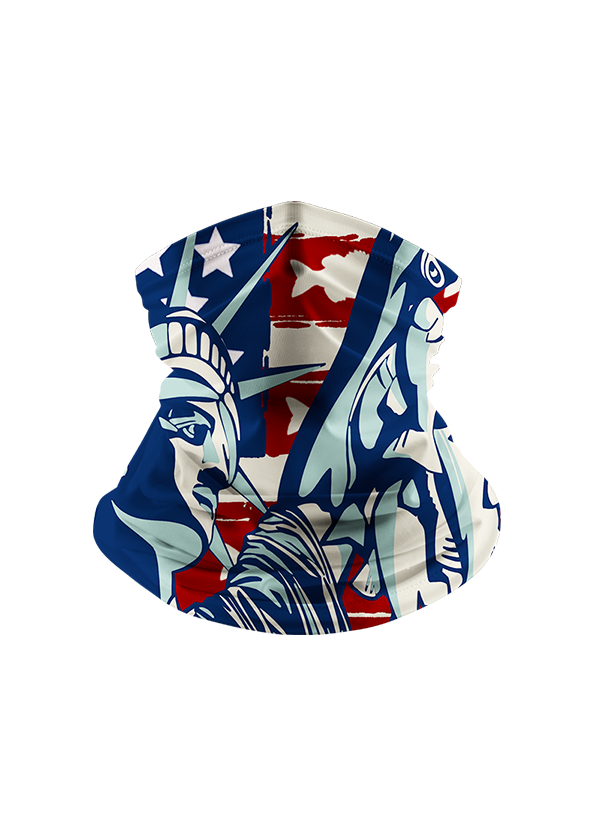 Lady Liberty's Catch Sun Protection Neck Gaiter
