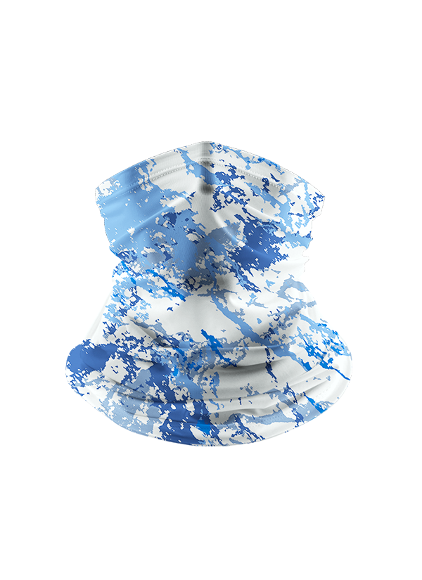 Artistic and Fluid Water Ink Splash Sun Protection Neck Gaiter