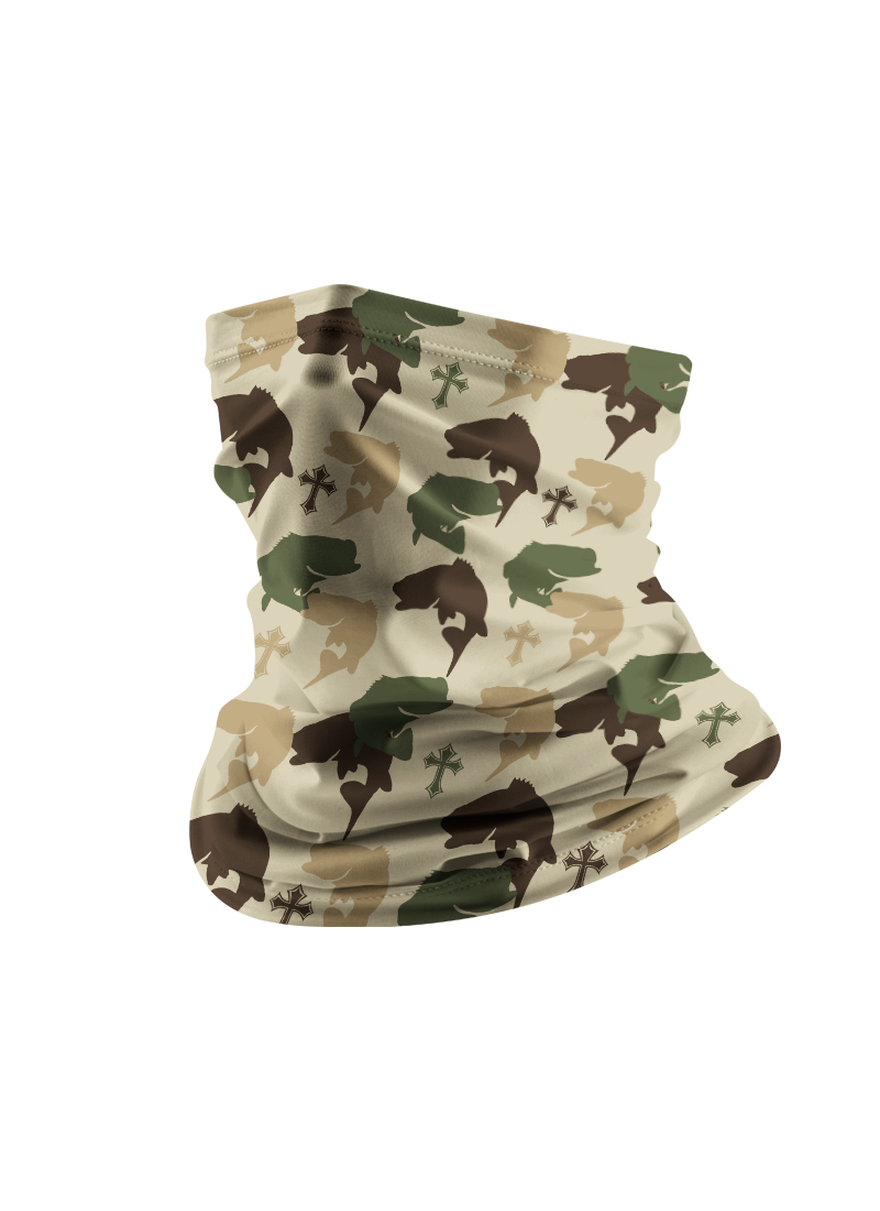 Wave Blue Full Print Sun Protection Neck Gaiter