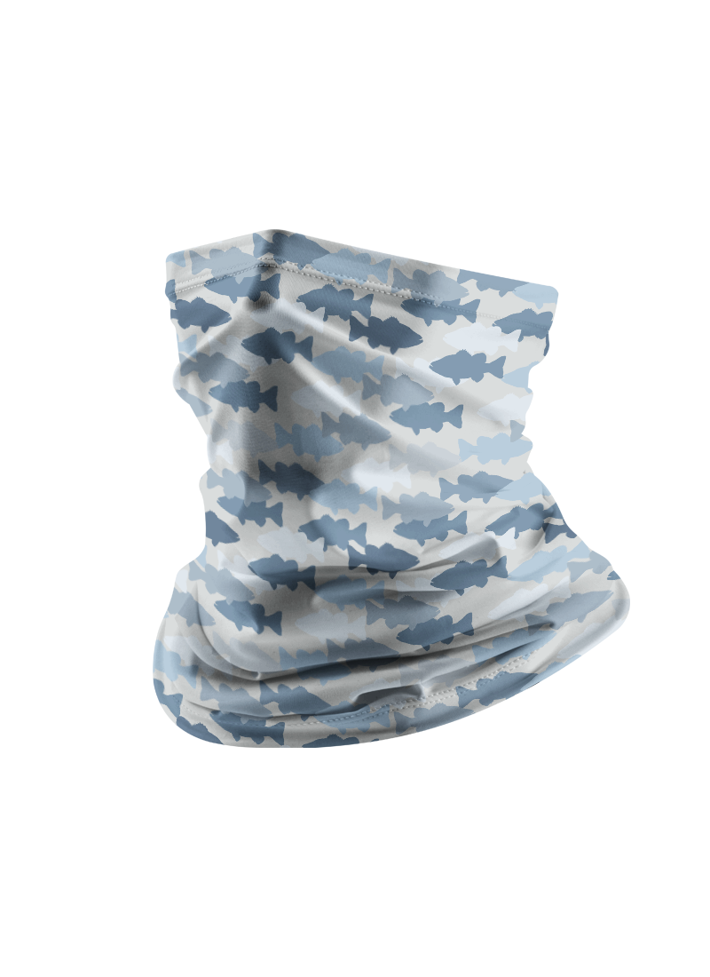 Flowing Contours  Full Print Sun Protection Neck Gaiter