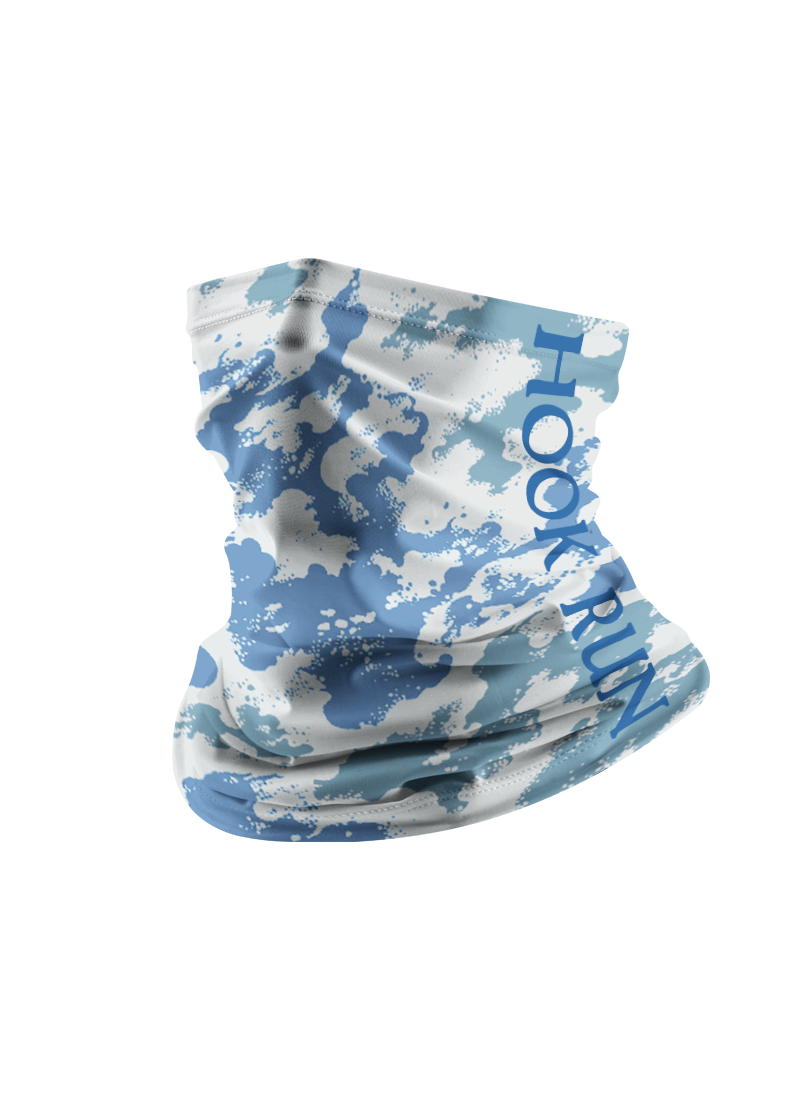Wave Blue Full Print Sun Protection Neck Gaiter