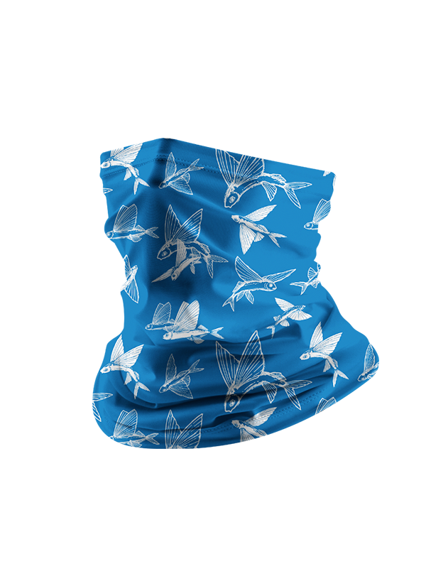 Ocean Breeze Flying Fish Sun Protection Neck Gaiter