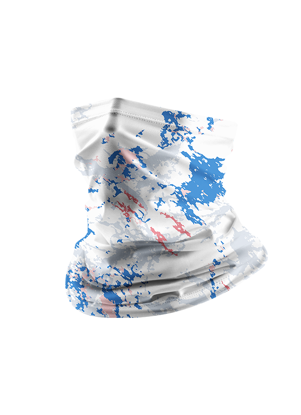 Artistic and Fluid Water Ink Splash Sun Protection Neck Gaiter