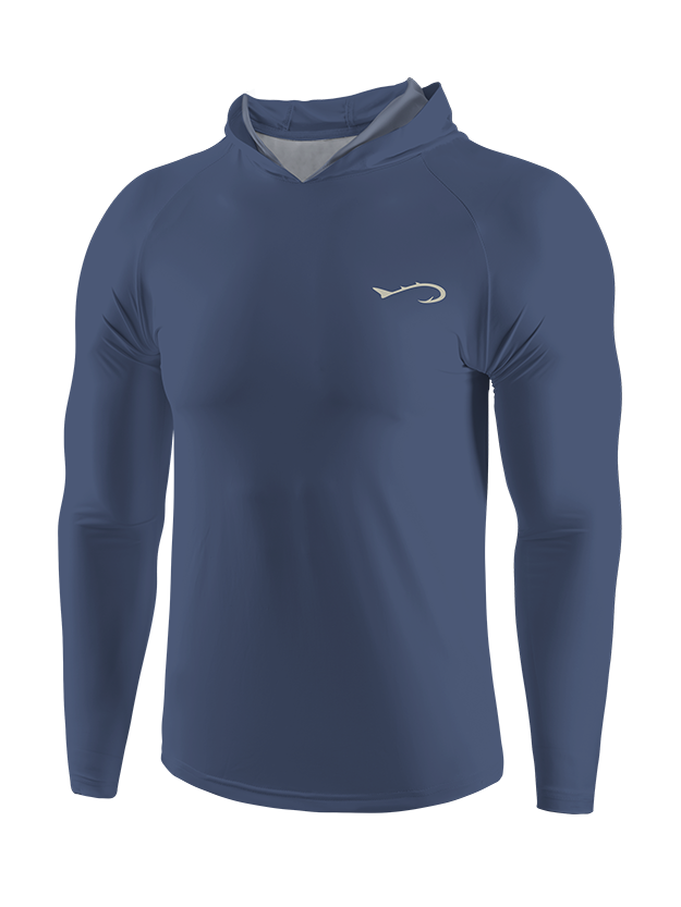 Navigator's Catch Compass and Fish UPF Hoodie