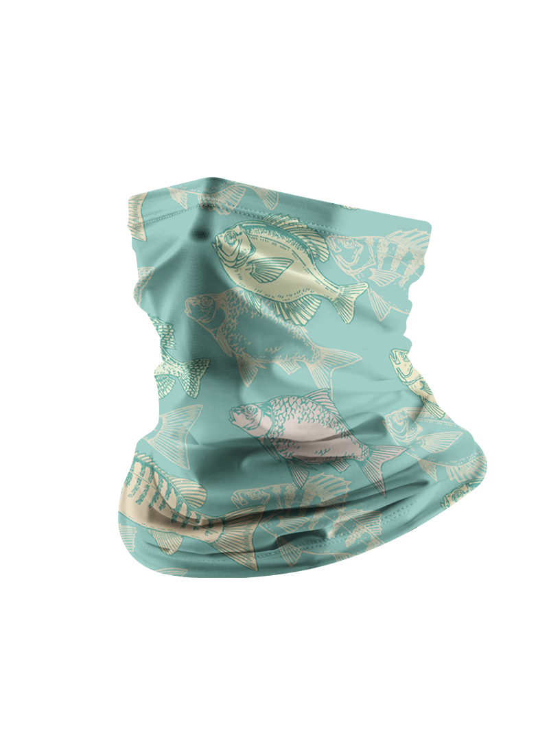 Freshwater Harmony Full Print Sun Protection Neck Gaiter