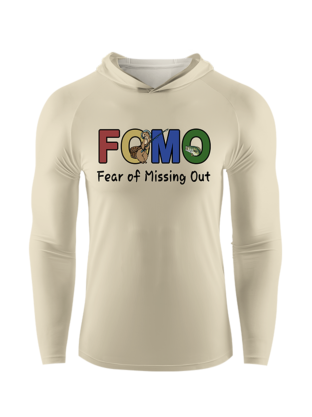 FOMO Funny Otter FishingUPF Hoodie