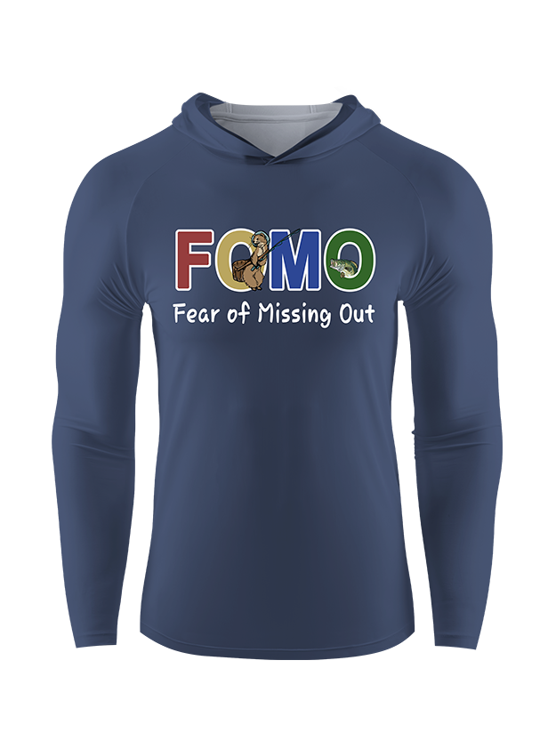 FOMO Funny Otter FishingUPF Hoodie