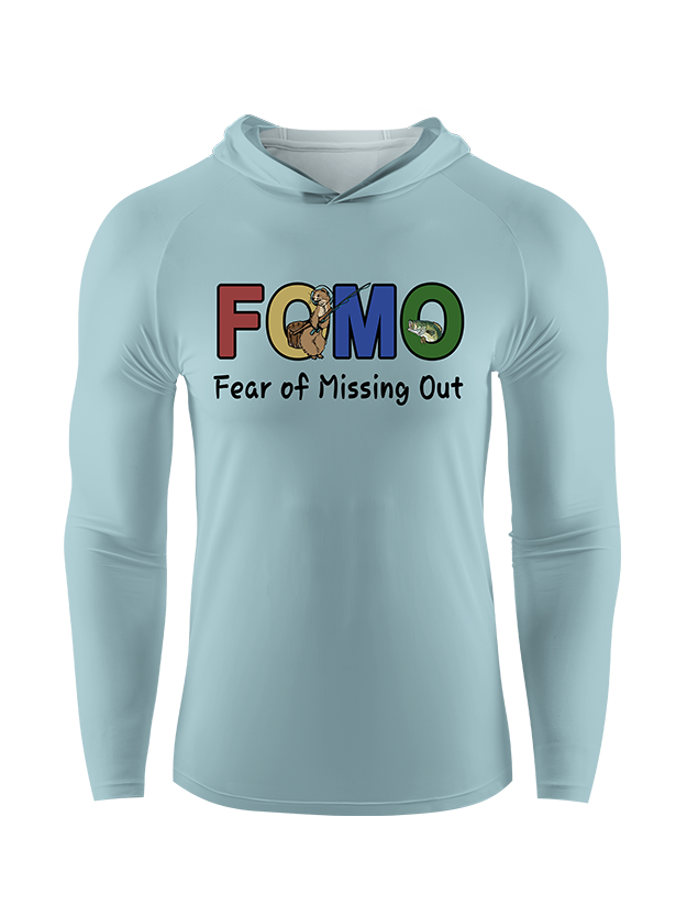 FOMO Funny Otter FishingUPF Hoodie