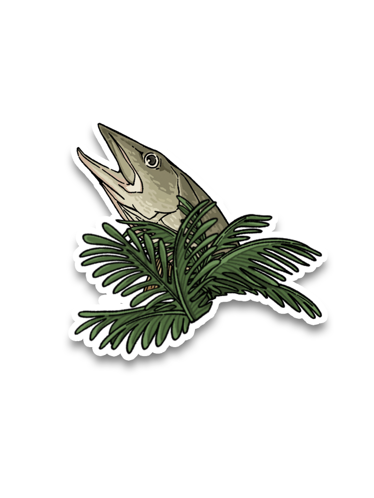 Fishing Beats Therapy Sticker