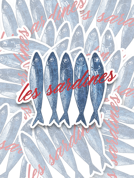 Welcome to Sardine Paradise Sticker