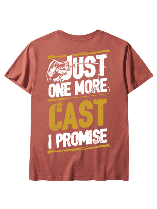 Just One More Cast Fishing Unisex Classic Cotton Tee