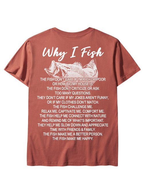 The Reasons Why I Love Fishing Unisex Classic Cotton Tee