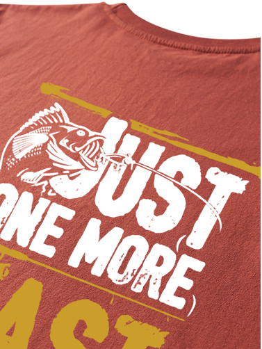 Just One More Cast Fishing Unisex Classic Cotton Tee