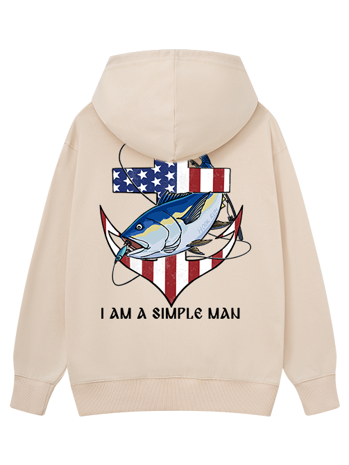Simple Man Strong Faith Classic Hoodie