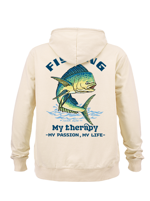 Fishing Is My Therapy Classic Hoodie