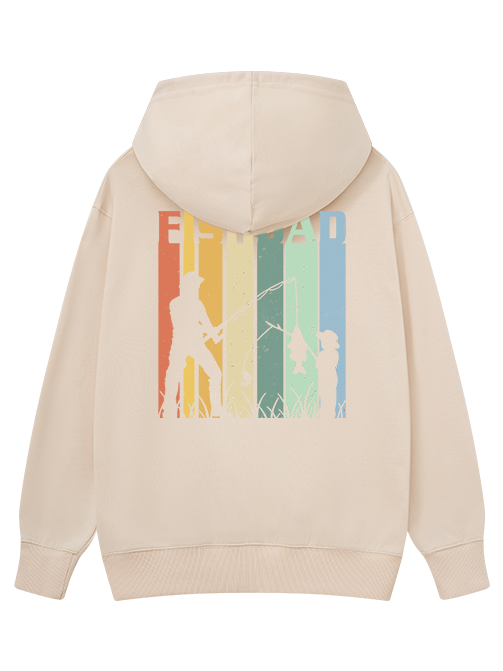 Retro Fish Dad Classic Hoodie