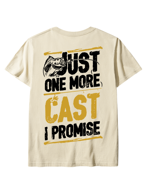 Just One More Cast Fishing Unisex Classic Cotton Tee