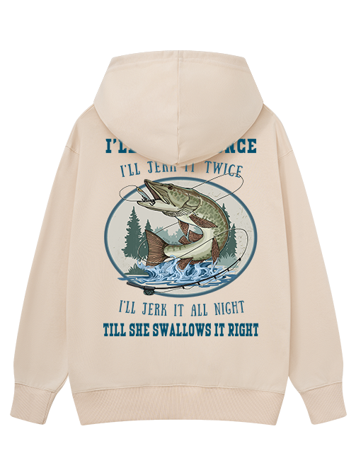 Keep Jerking Till She Bites Classic Hoodie