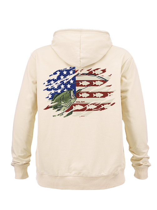 Patriotic Bass Fishing Classic Hoodie