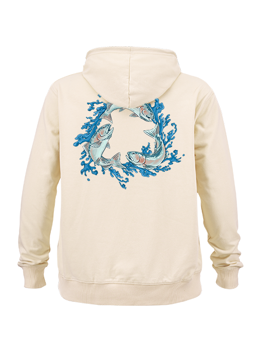 Salmon Circle of Life Classic Hoodie