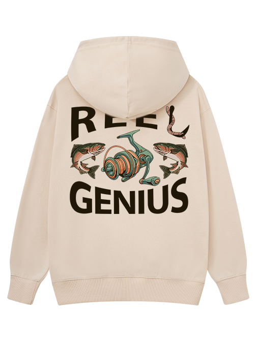 Reel Genius Funny Fishing Classic Hoodie