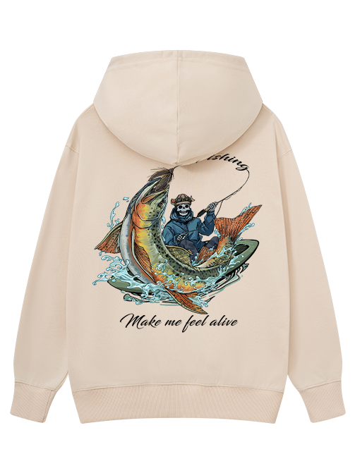 Fishing Make Me Feel Alive Classic Hoodie