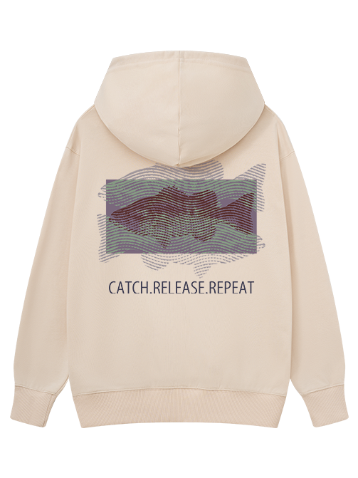 Fishing Dreams in Fingerprints Classic Hoodie