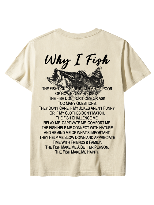 The Reasons Why I Love Fishing Unisex Classic Cotton Tee