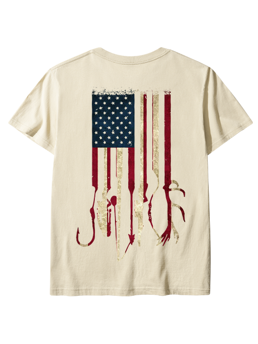Outdoor Patriot  Fishing & Hunting Adventure Unisex Classic Cotton Tee
