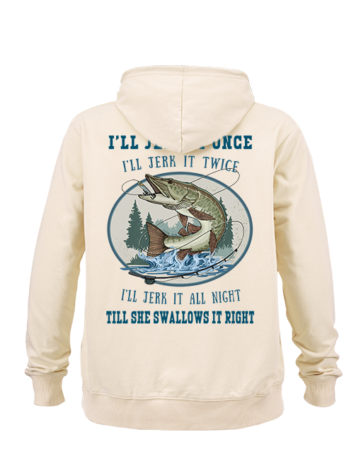 Keep Jerking Till She Bites Classic Hoodie