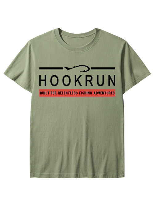 Hookrun Built For Relentless Fishing Adventures Unisex Classic Cotton Tee