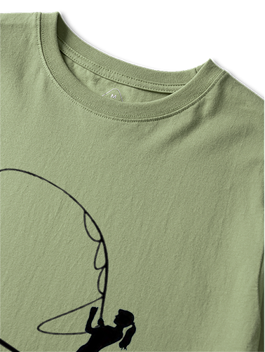 Heartbeat of a Fisherwoman Unisex Classic Cotton Tee