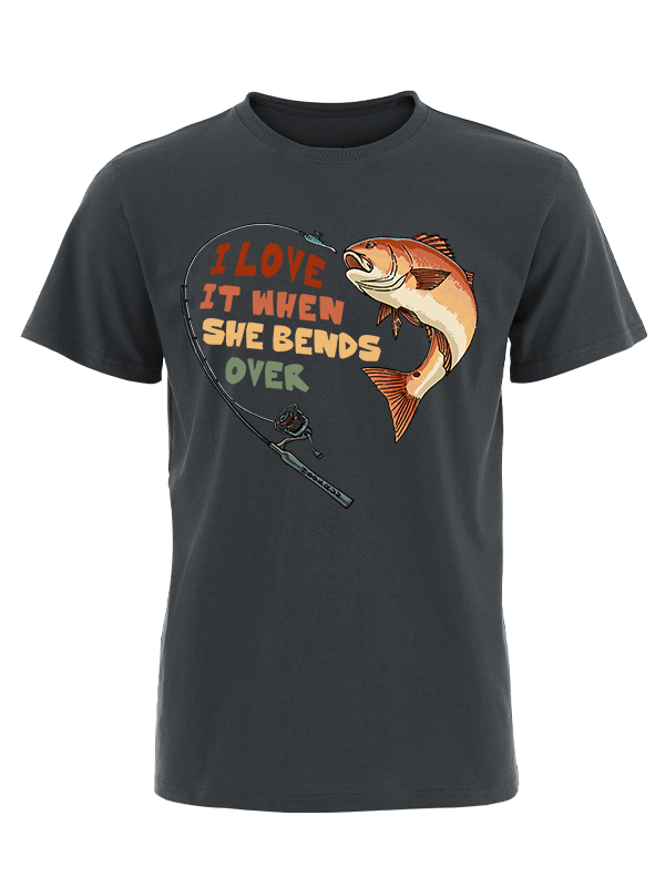 I Love It When She Bends Vintage Cotton Tee