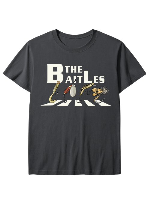 The Baitles Fishing Lure Catchy Unisex Classic Cotton Tee