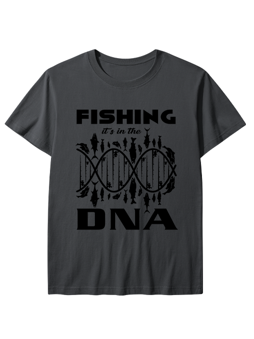 Fishing It's in the DNA Unisex Classic Cotton Tee